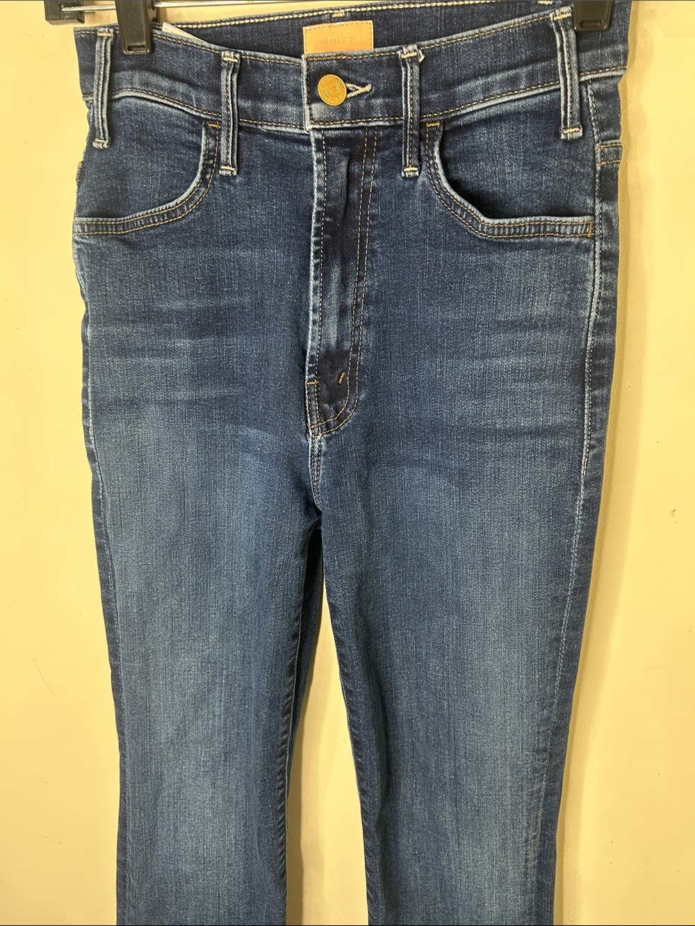 MOTHER The Hustler Ankle Fray Howdy Wash Size 25 - Picture 10 of 16